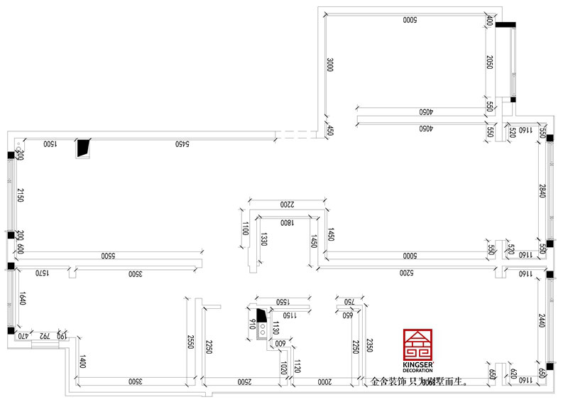 融創(chuàng)中心180平米原始戶(hù)型圖